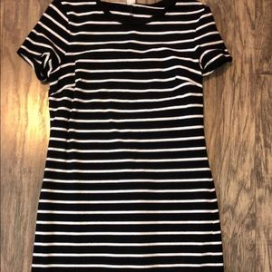 Old Navy fitted striped dress Size M